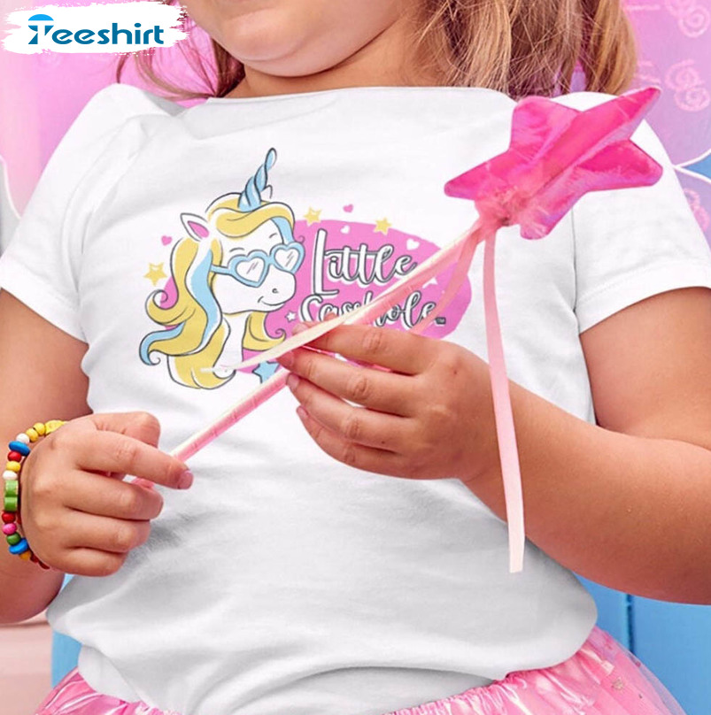 Little Sasshole Cute Shirt, Unicorn Long Sleeve Unisex T-shirt