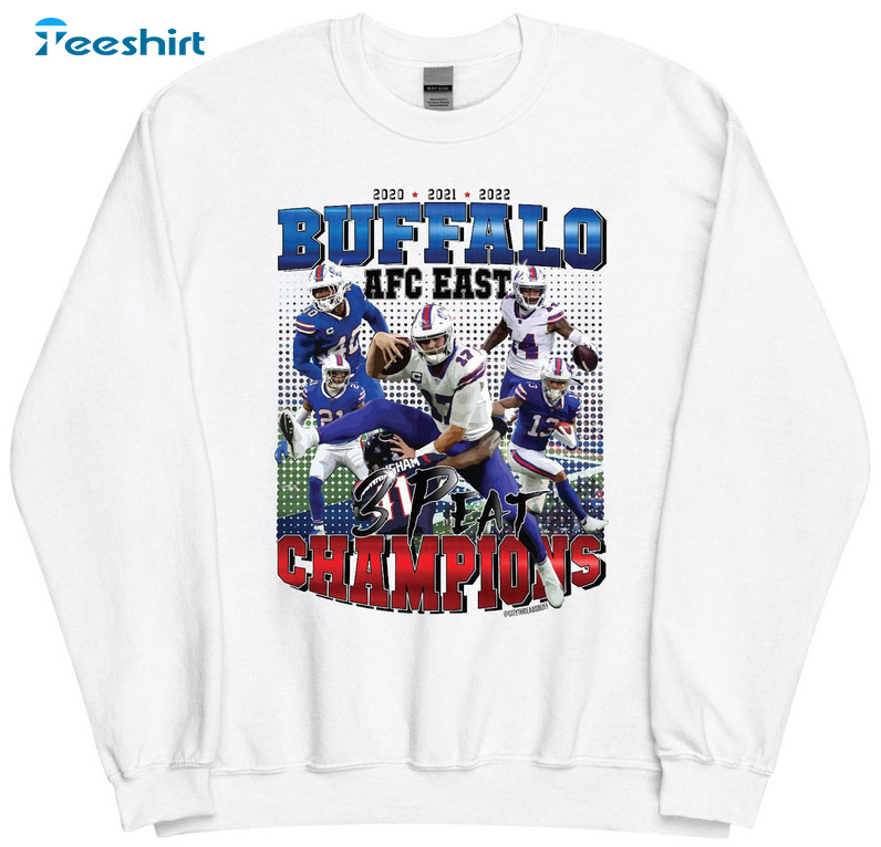 Buffalo Afc East Champs Shirt, Trending Buffalo Division Unisex Hoodie Crewneck