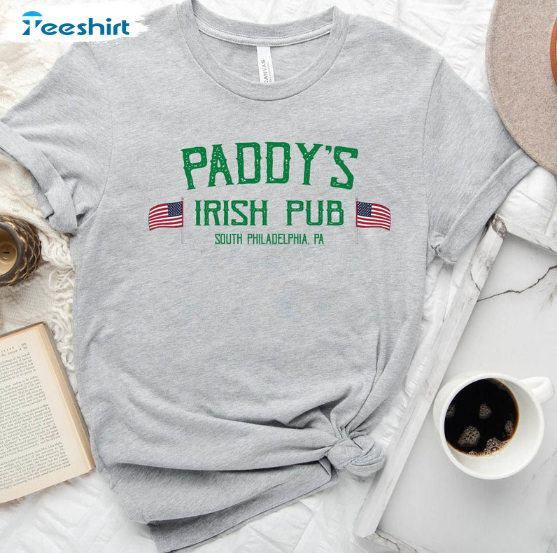 Paddy's Irish Pub Shirt, Patricks Day Funny Short Sleeve Sweater