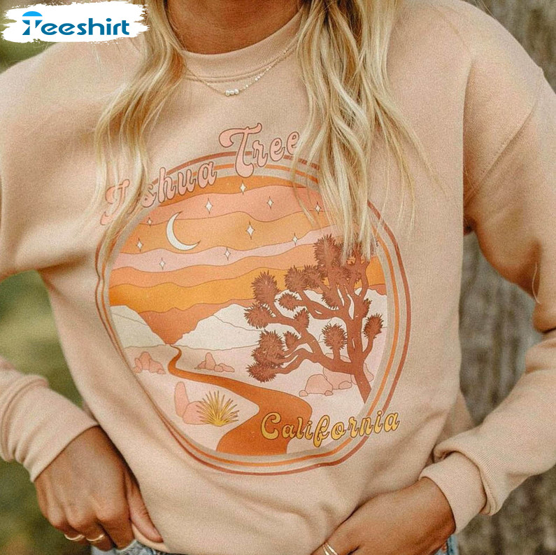 Joshua Tree California Shirt, Vintage Tee Tops Unisex Hoodie