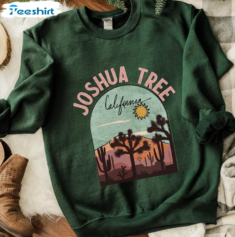 Joshua Tree California Shirt, Trending Sweater Short Sleeve