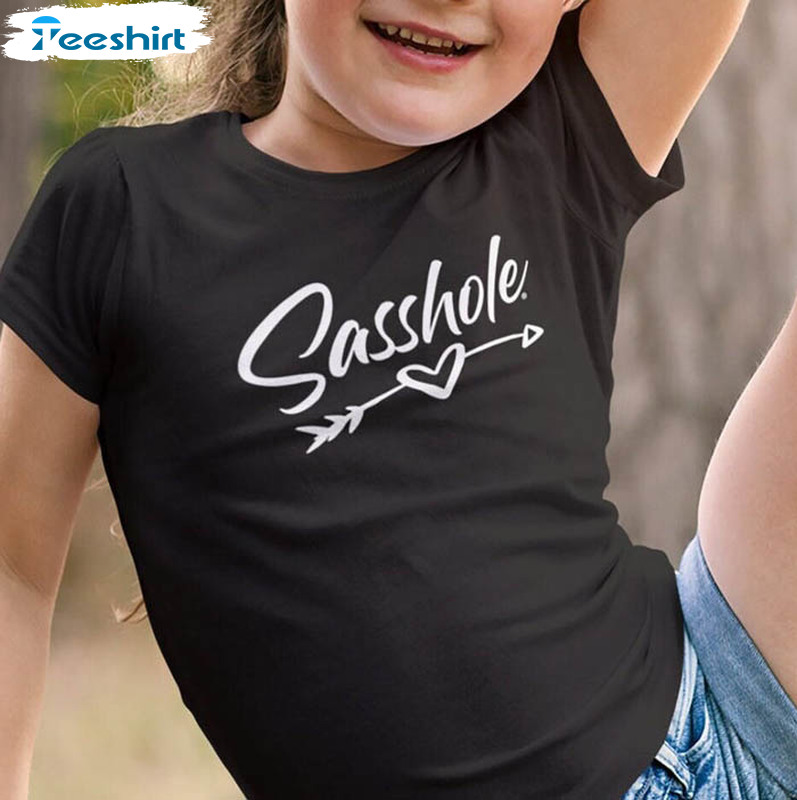 Sasshole Funny Shirt, Trending Short Sleeve Unisex T-shirt