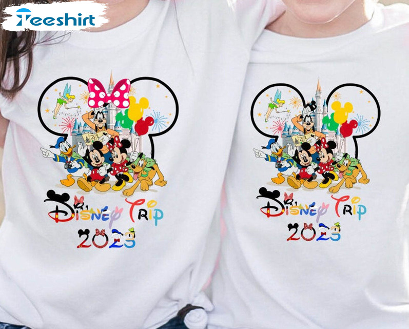 Disney Trip 2023 Shirt, Disneyland Matching Sweatshirt Unisex Hoodie
