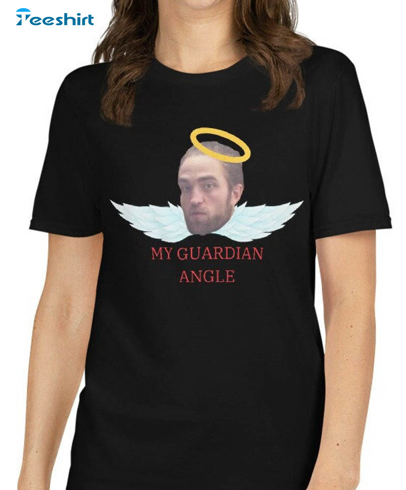 Robert Pattinson Guardian Angle Shirt, Funny Long Sleeve Tee Tops