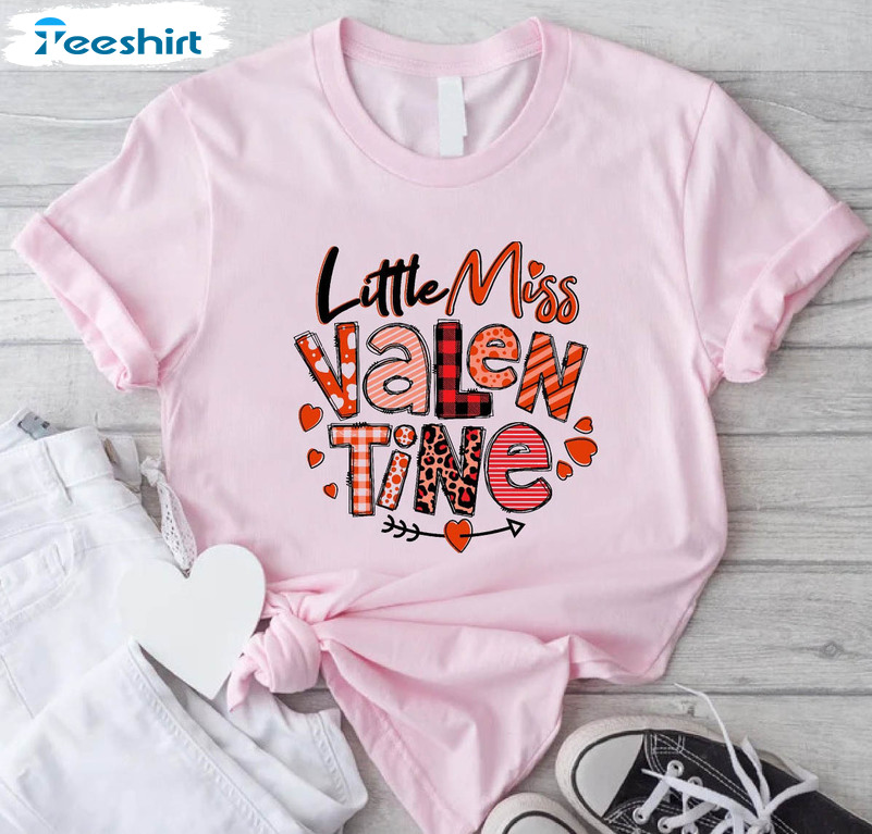 Little Miss Valentine Shirt , Valentine Baby Unisex T-shirt Short Sleeve