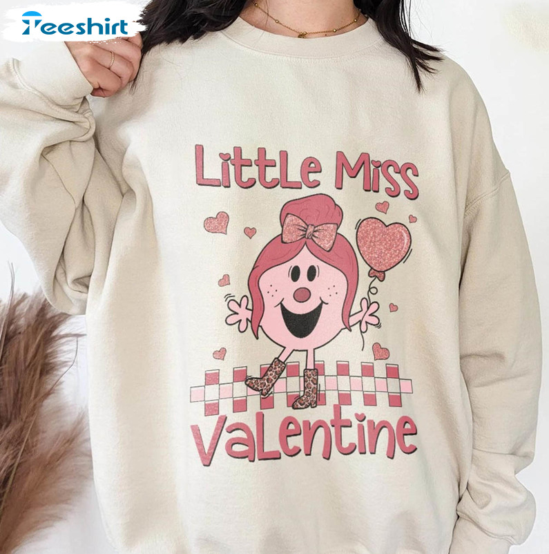 Little Miss Valentine Sweatshirt, Love Cute Unisex T-shirt Unisex Hoodie