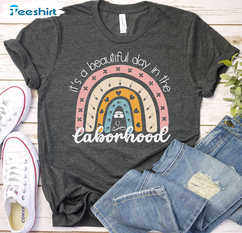 It's A Beautiful Day In The Laborhood Shirt, Vintage Short Sleeve Tee Tops