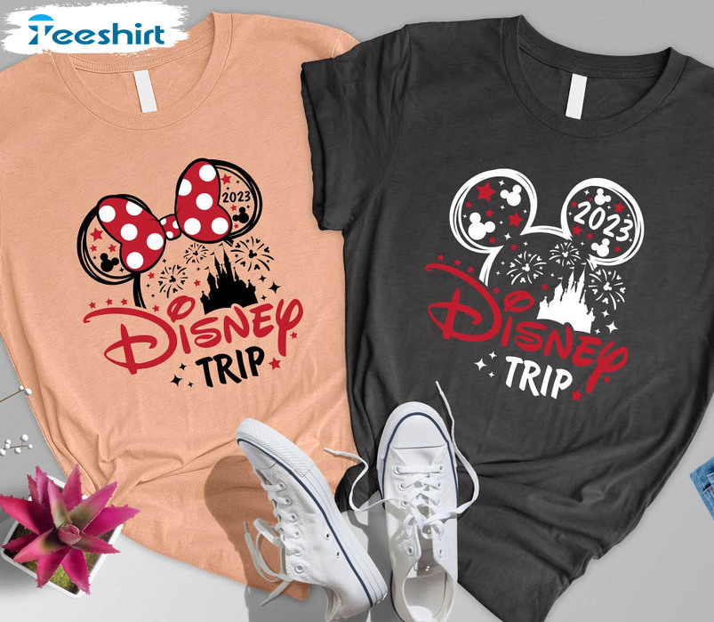 Disney Trip 2023 Shirt, Disney Family Long Sleeve Unisex T-shirt
