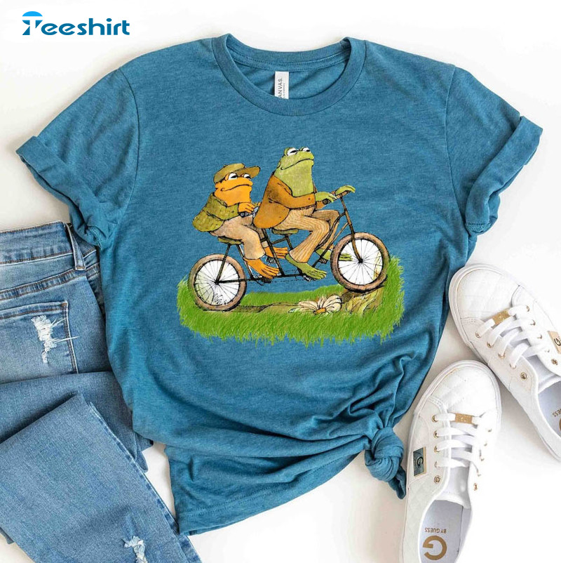Frog And Toad Vintage Shirt, Trending Long Sleeve Unisex T-shirt