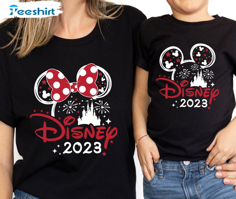 Disney 2023 Family Trip Shirt, Magic Kingdom Unisex Hoodie Long Sleeve