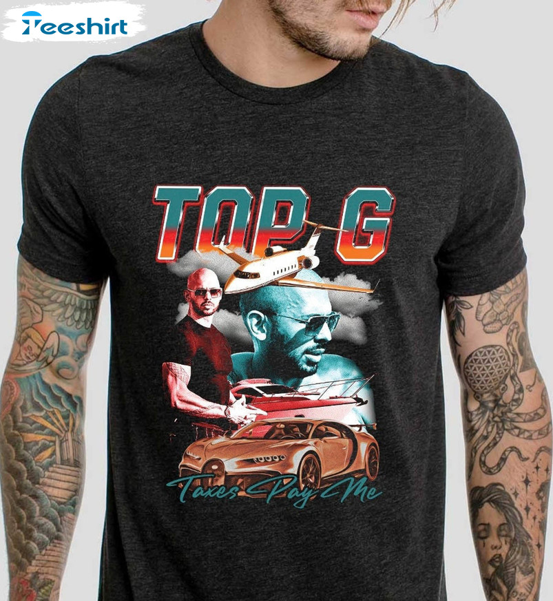 Andrew Tate Top G Trendy Shirt, Viral Cobra Tate Unisex T-shirt Long Sleeve