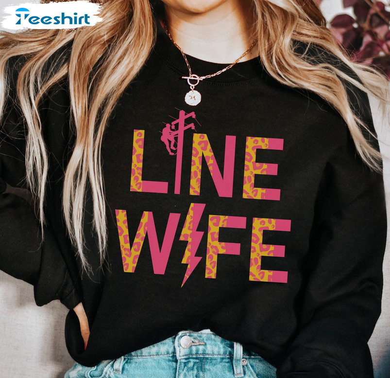 Lineman Linewife Shirt, Funny Tee Tops Unisex Hoodie