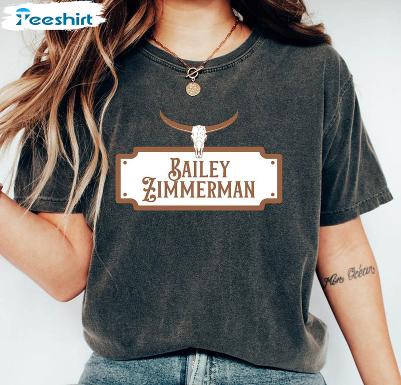 Bailey Zimmerman Shirt, Country Concert Crewneck Unisex T-shirt
