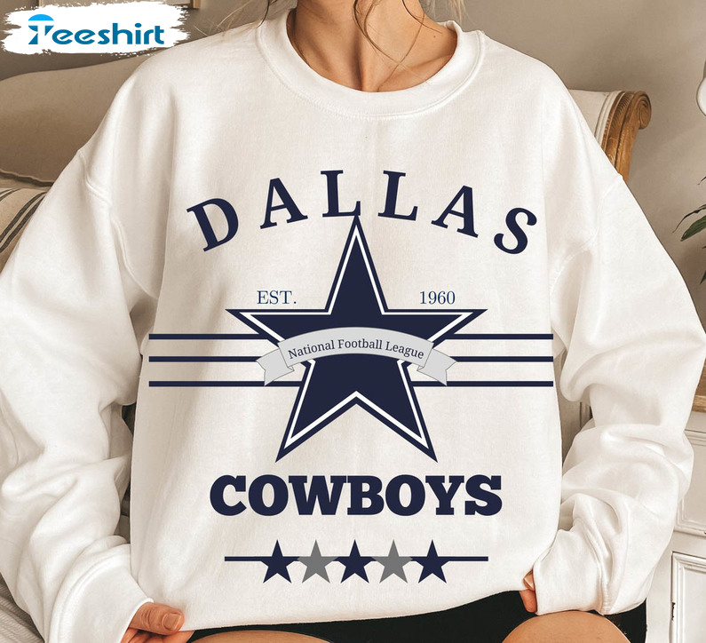 Dallas Football Trending Shirt, Cowboys Vintage Unisex T-shirt Short Sleeve