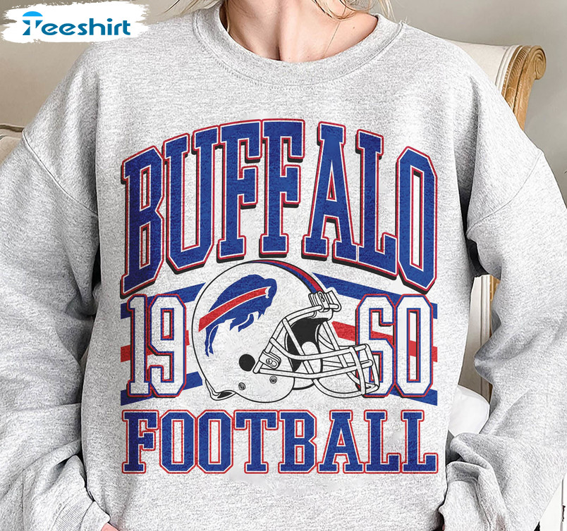 Buffalo Football 1960 Shirt, Vintage Unisex T-shirt Short Sleeve