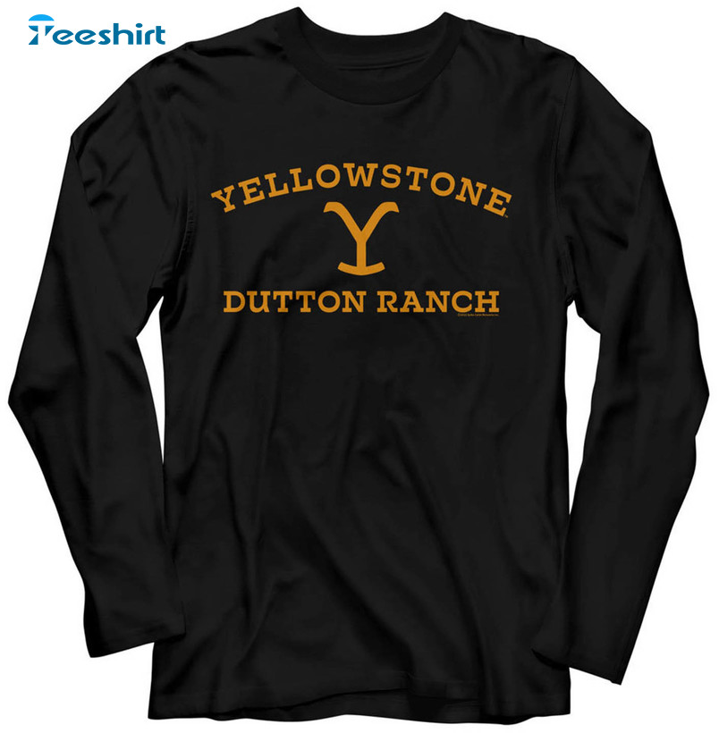 Yellowstone Dutton Ranch Vintage Shirt, Trending Unisex Hoodie Short Sleeve