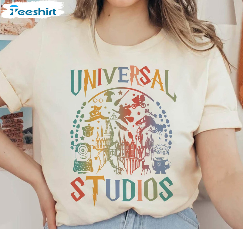 Universal Studios Shirt, Funny Castle Unisex T-shirt Short Sleeve