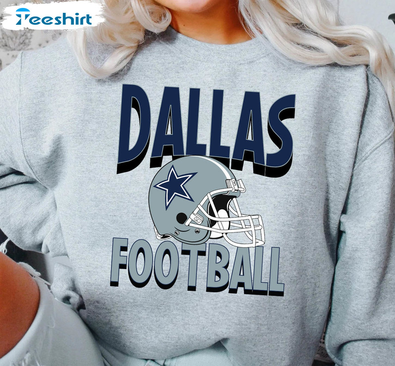 Dallas Football Shirt, Vintage Texas Football Tee Tops Unisex Hoodie