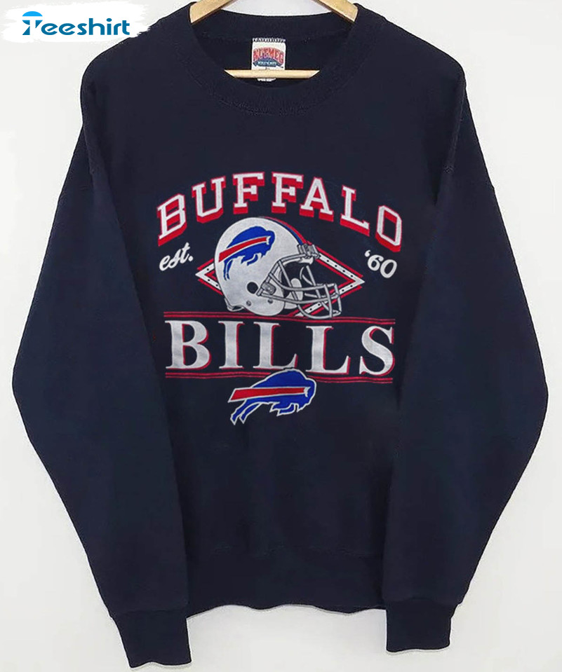 Buffalo Bills Shirt, Retro Buffalo Football Long Sleeve Unisex T-shirt