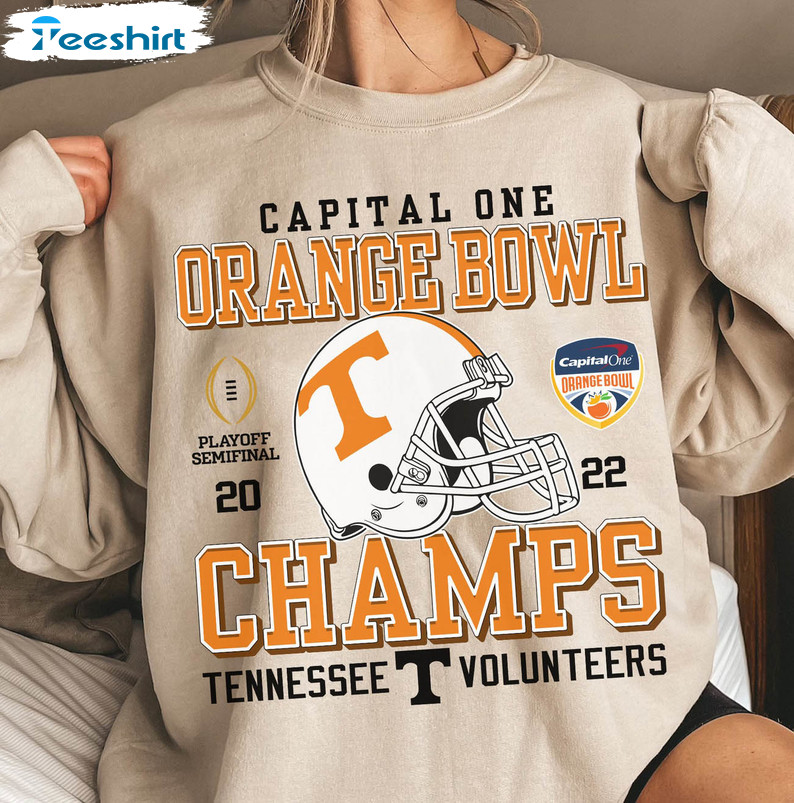 Capital One Orange Bowl Shirt, Tennessee Orange Bowl Unisex T-shirt Crewneck