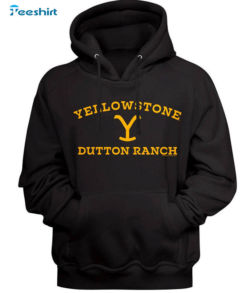 Yellowstone Dutton Ranch Shirt, Trending Unisex Hoodie Short Sleeve