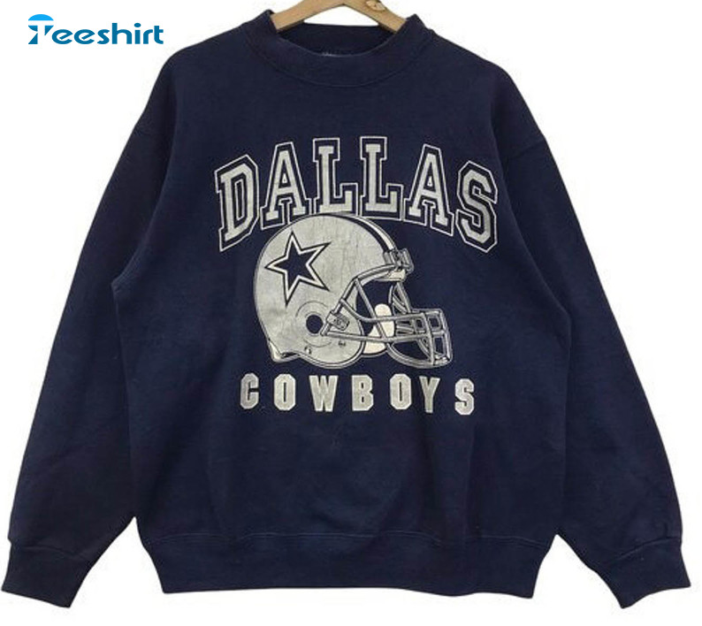 Dallas Cowboy Sweatshirt, Vintage Football Unisex Hoodie Short Sleeve