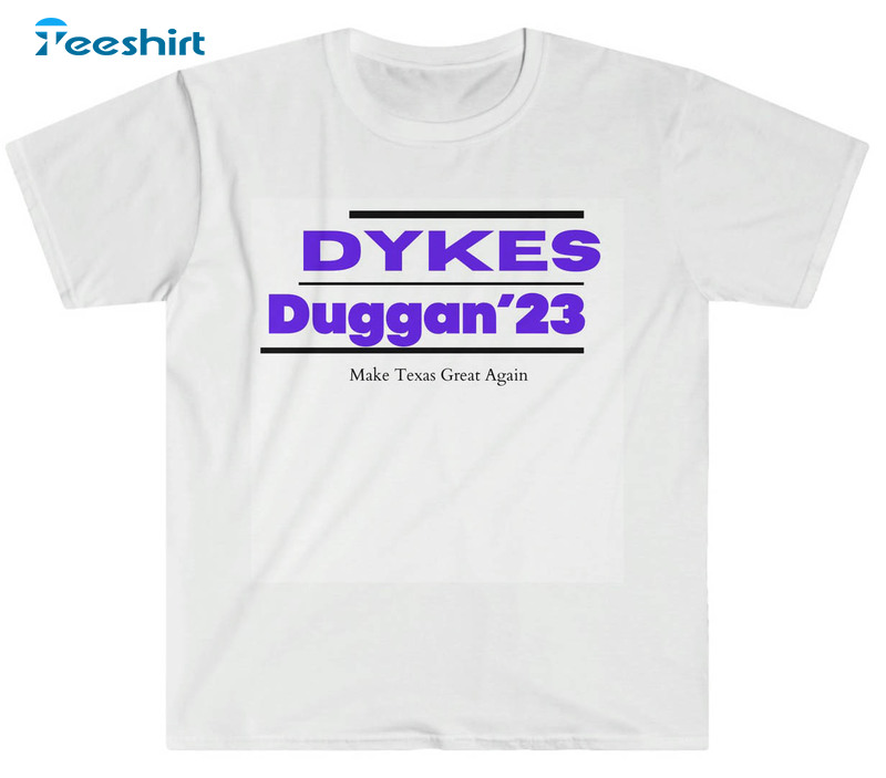 Dykes Dugan'23 Shirt, Tcu Horned Frogs Unisex T-shirt Unisex Hoodie