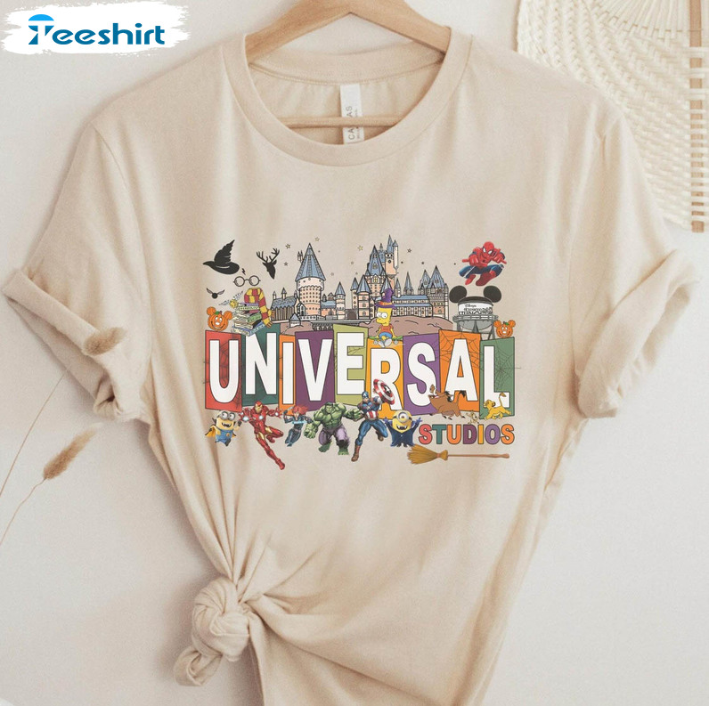 Universal Studios Sweatshirt, Disney Trip Unisex T-shirt Short Sleeve