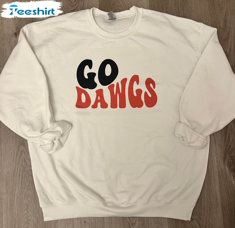 Georgia Bulldogs Champions Shirt, Go Dawgs Short Sleeve Unisex Hoodie