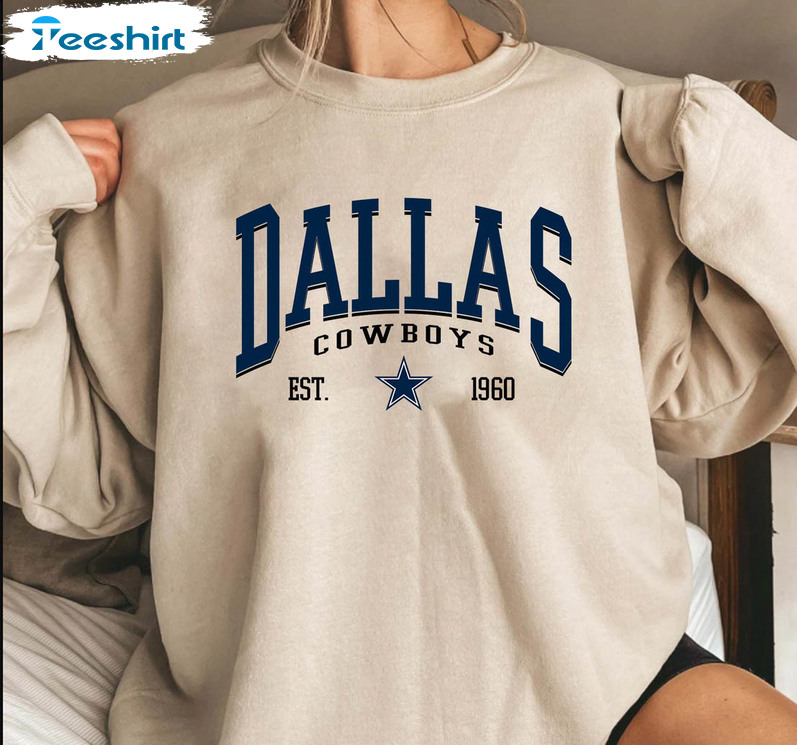 Retro Dallas Cowboys Shirt Sweatshirt Hoodie Kids Mens Womens Cowboys Game  Today Shirts Game Day Est 1960 Tshirt Nfl Shop Dallas Cowboys T Shirt  Vintage Cowboys Shirt - Laughinks