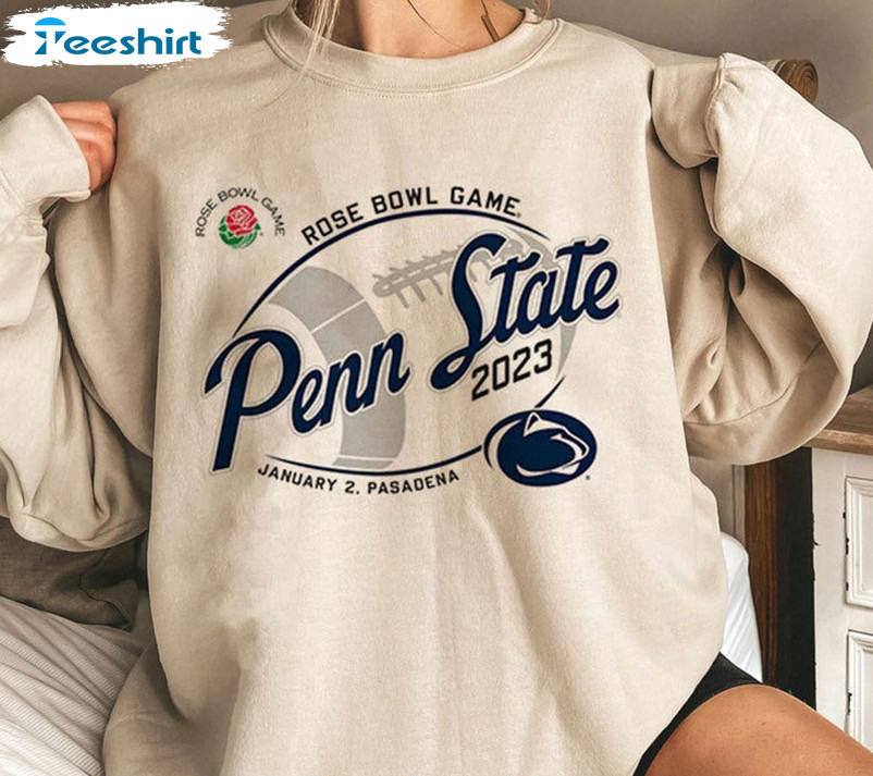 Penn State Rose Bowl Shirt, Psu Football Crewneck Long Sleeve