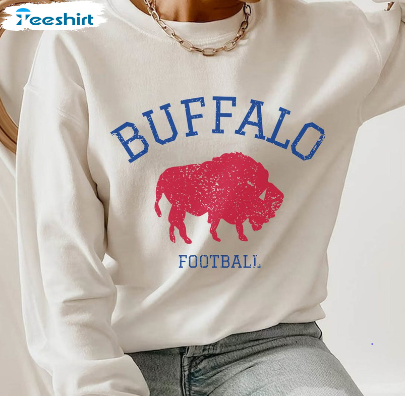 Vintage Buffalo Football Sweatshirt , Football Bills Mafia Short Sleeve Tee Tops