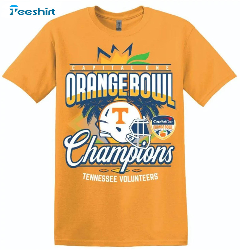Orange Bowl 2022 Champions Shirt, Tennessee Football Long Sleeve Unisex Hoodie