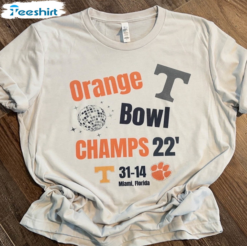 2022 Orange Bowl Shirt, Tennessee Bowl Unisex T-shirt Long Sleeve