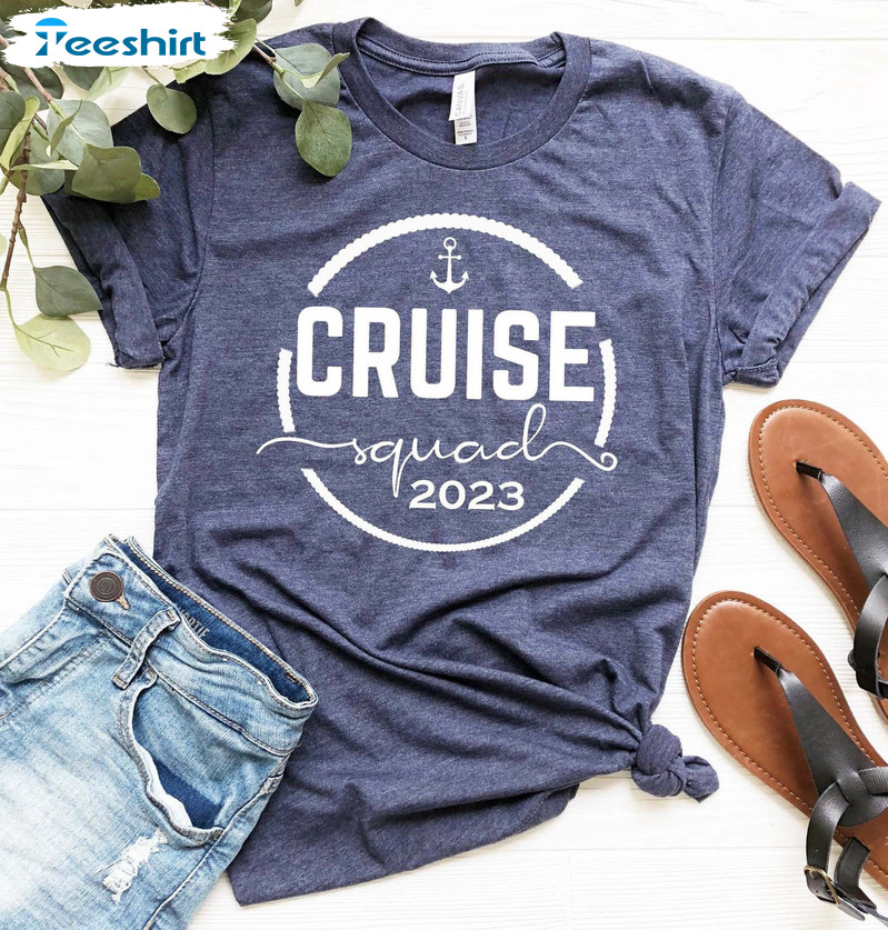 Cruise Squad 2023 Vintage Shirt, Cruise Vacation Unisex T-shirt Long Sleeve