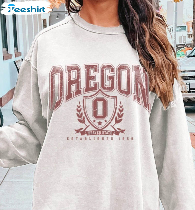 Oregon Beaver State Shirt, Mountain Tee Tops Unisex Hoodie