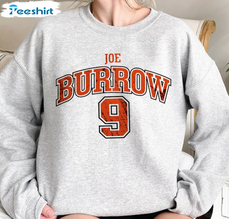 Joe Burrow Sweatshirt, Cincinnati Bengals Nfl Short Sleeve Long Sleeve