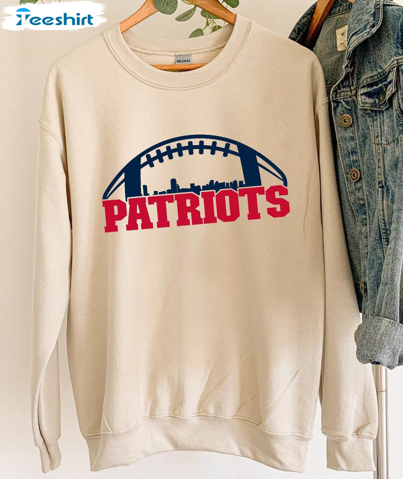 New England Patriots Shirt, Cute Boston Unisex Hoodie Long Sleeve