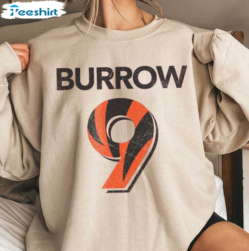 Joe Burrow Shirt, Trending Cincinnati Bengals Sweatshirt Short Sleeve