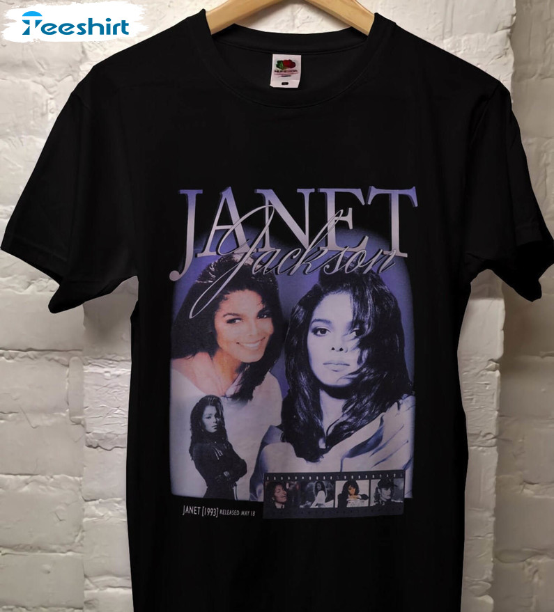 Vintage Style Janet Jackson Shirt, Janet Jackson Rap Trendy Unisex Hoodie Crewneck