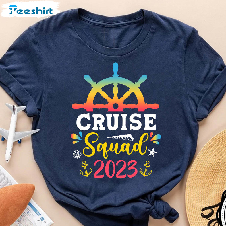 Cruise Squad 2023 Shirt, Family Matching Sweatshirt Short Sleeve