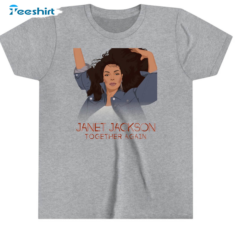 Janet Jackson Together Again Shirt, Janet Luda Tour Unisex T-shirt Short Sleeve
