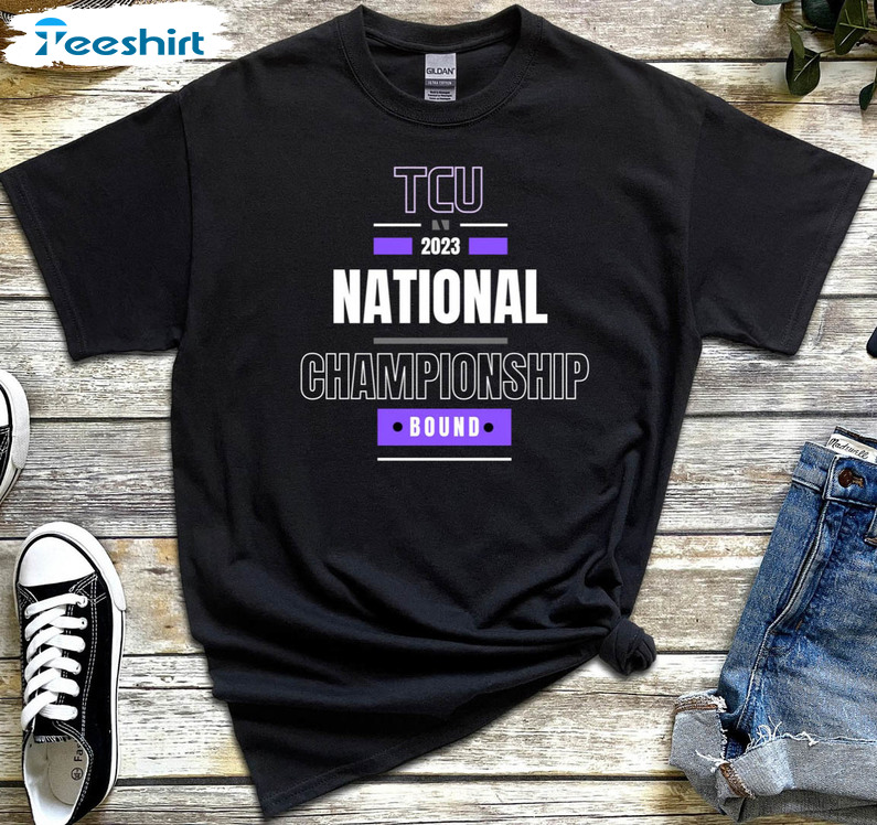 Tcu National Championships Shirt, Georgia Tcu Football Unisex Hoodie Short Sleeve