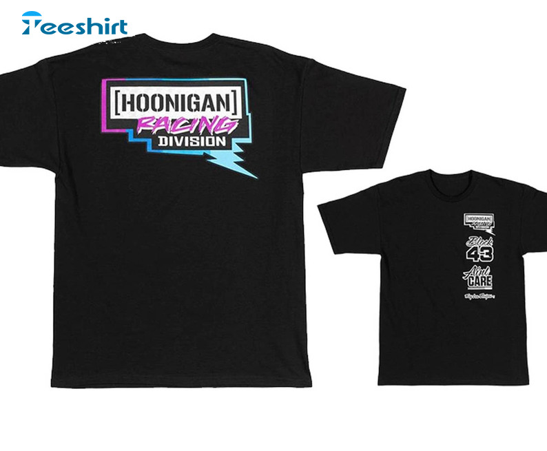 Hoonigan Racing Division Shirt, Ken Block Sweatshirt Short Sleeve