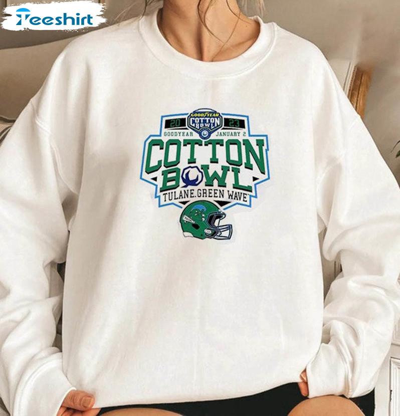 Tulane Cotton Bowl Shirt, Tulane Cotton Bowl Champions Unisex Hoodie Long Sleeve