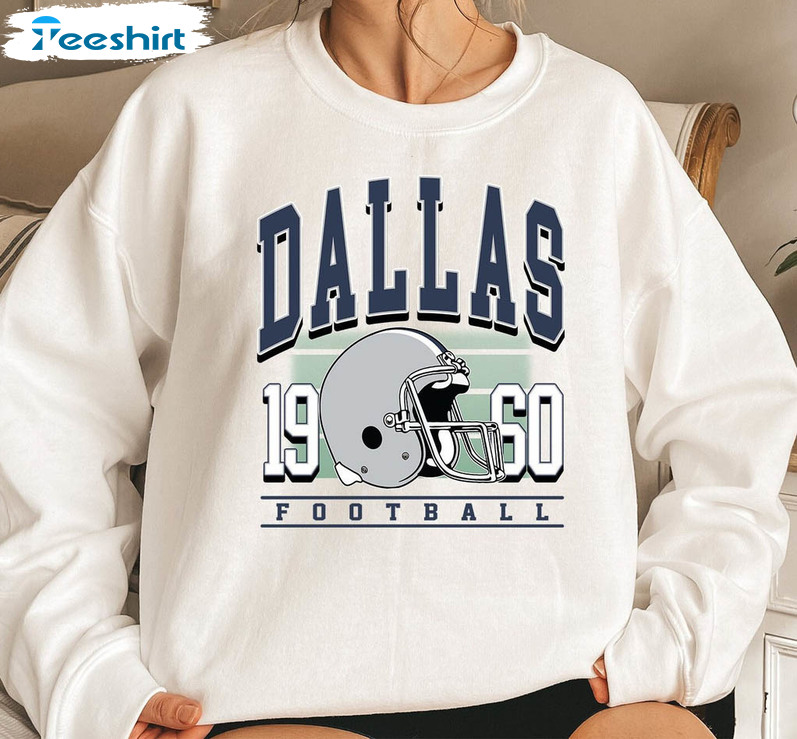 Dallas Football 1960 Shirt, Dallas Cowboy Trending Tee Tops Short Sleeve