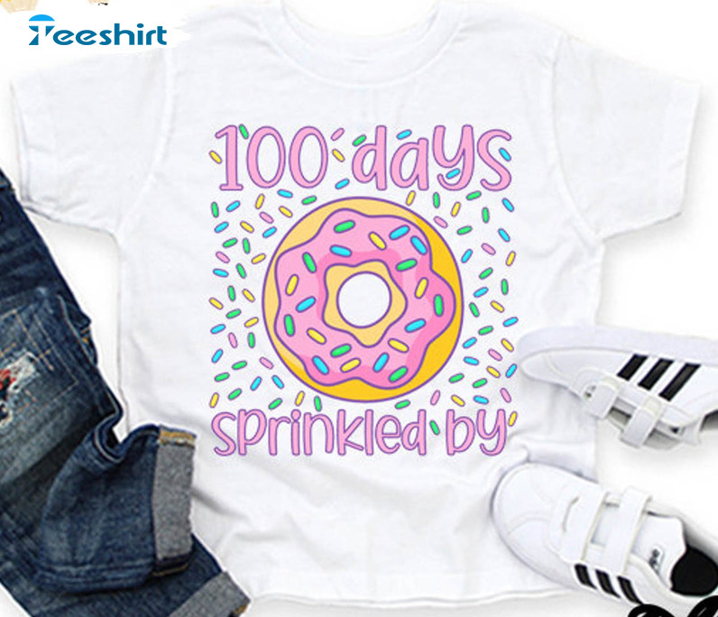 100 Days Sprinkled With Fun Shirt, Trending Long Sleeve Unisex T-shirt