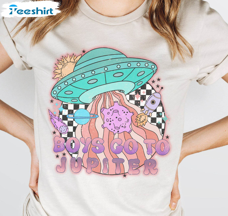 Boys Go To Jupiter Valentine Shirt, Vintage Short Sleeve Unisex T-shirt