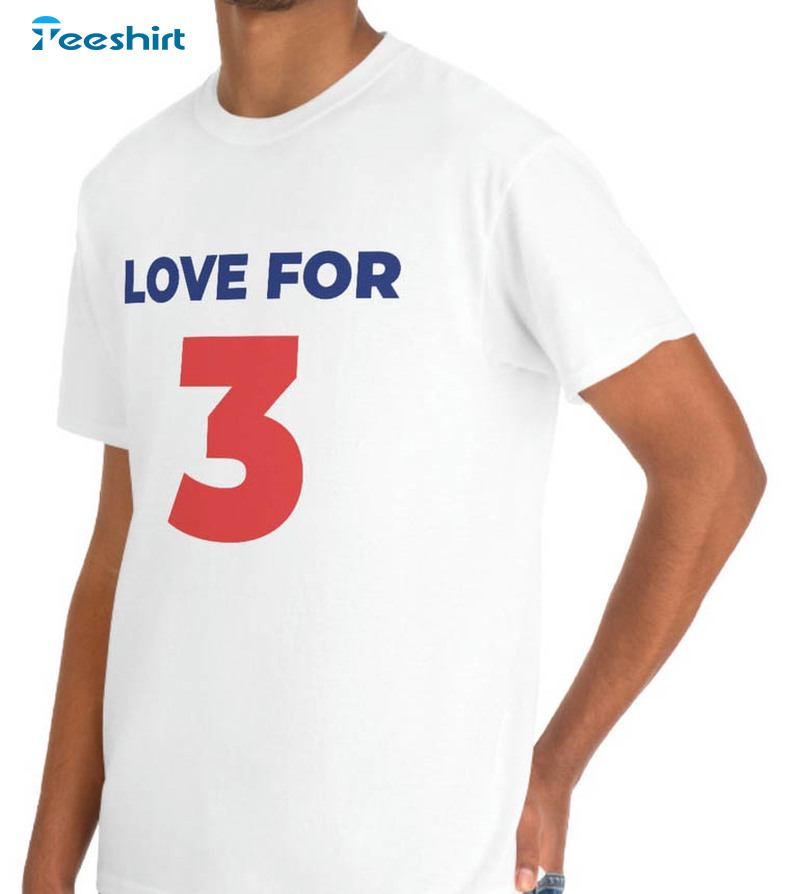 Love For 3 Shirt, Trending Damar Hamlin Unisex Hoodie Crewneck