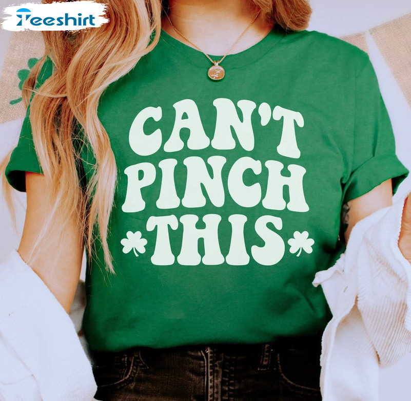 Can't Pinch This Vintage Shirt, Saint Patrick's Day Long Sleeve Unisex Hoodie